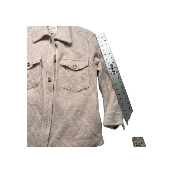 Wilfred Free Women's Cream Beige Wool Jacket Size M Button‎ Long Sleeve (318) - Picture 6 of 9